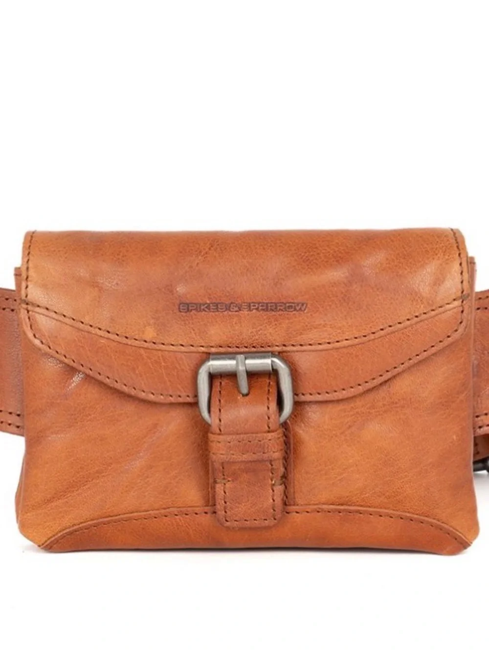 Spikes & Sparrow Tan Leather Crossbody Bag